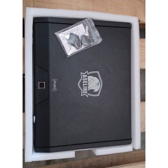 Aseline Insurance Storage Box With Key Or Finger Recognition, Gun Documents Safe - Picture 2 of 3